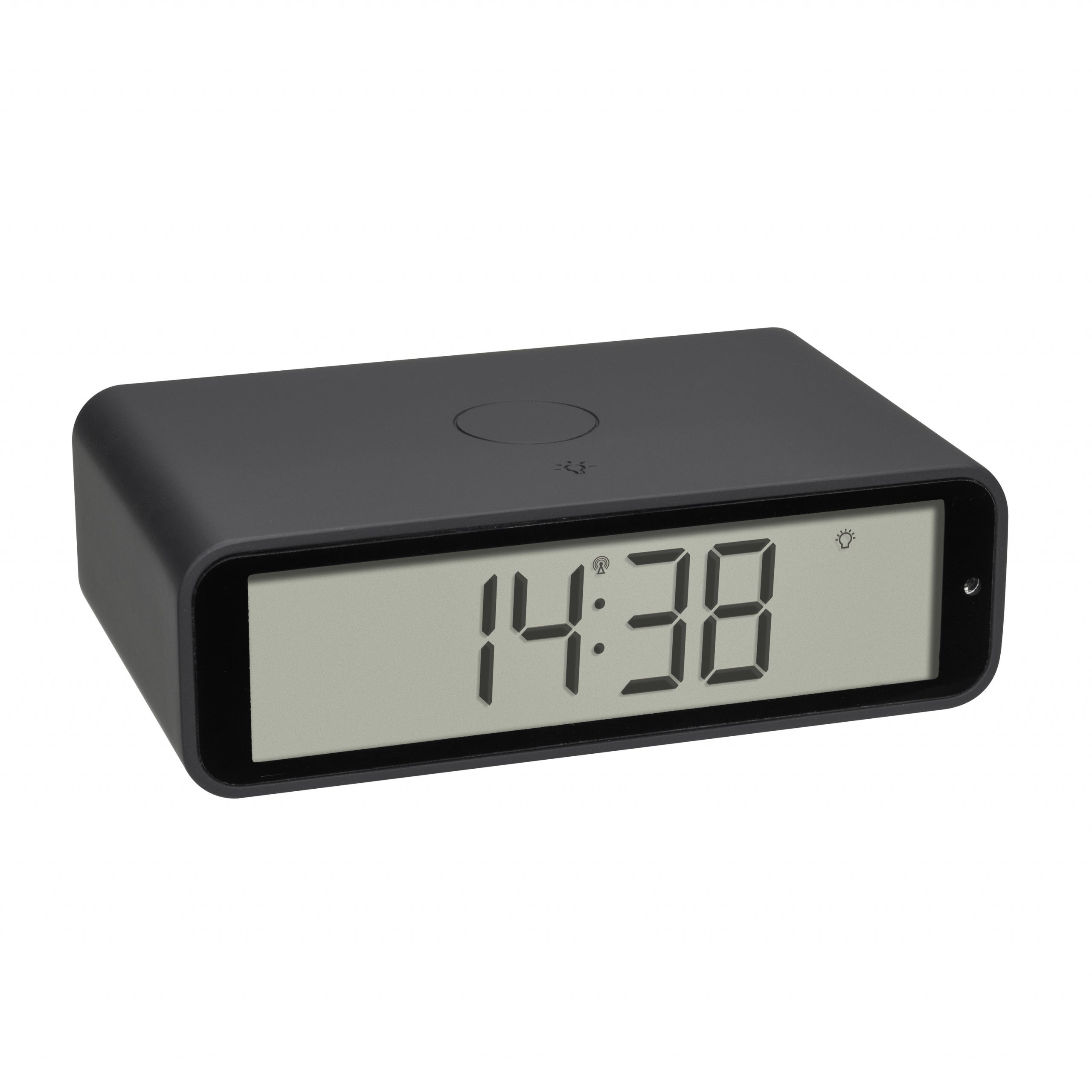 TFA-Dostmann TFA Dostmann TWIST Digitalwecker – Funk, Snooze, 7,1 × 11,7 × 3,7 cm, schwarz