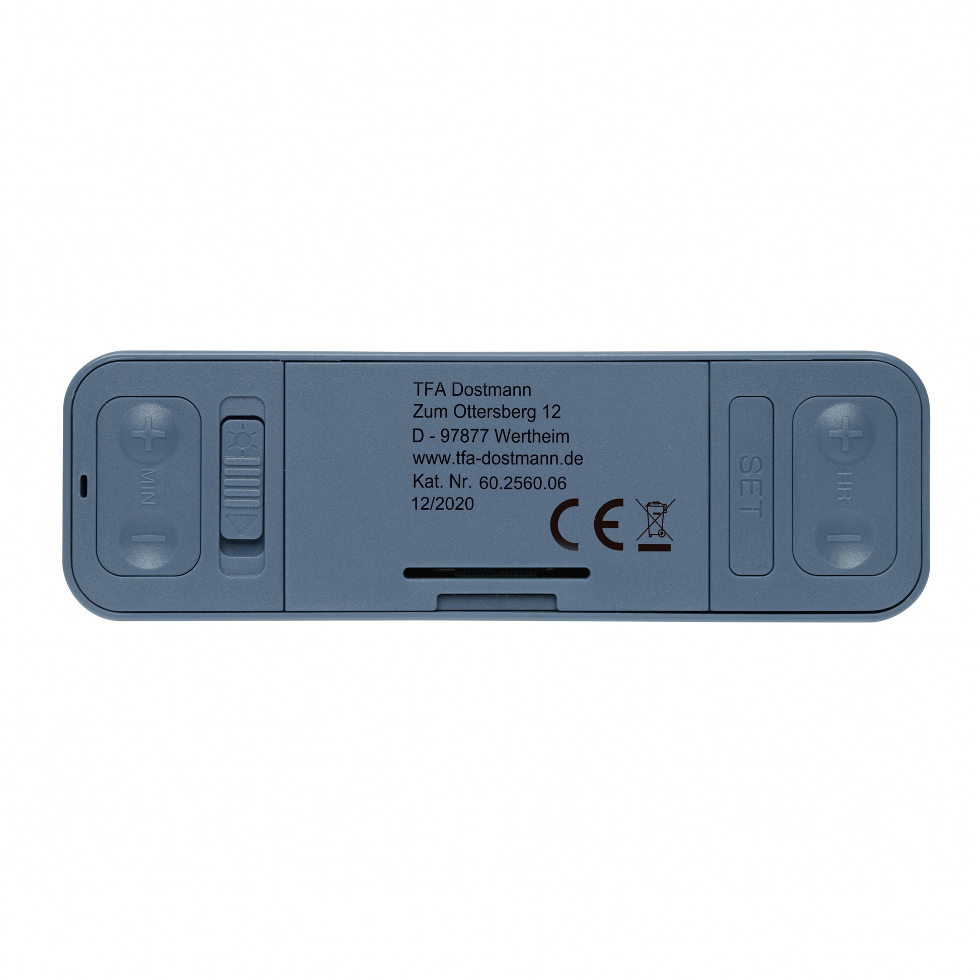 TFA-Dostmann TFA Dostmann TWIST Digitalwecker – Funk, Snooze, 7,1 × 11,7 × 3,7 cm, Blau
