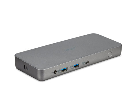 Acer D501 Dockingstation – USB-C, 2× DP, 2× HDMI, 4× USB-A, 2× USB-C, 60 W PD, GbE, 3,5 mm Audio