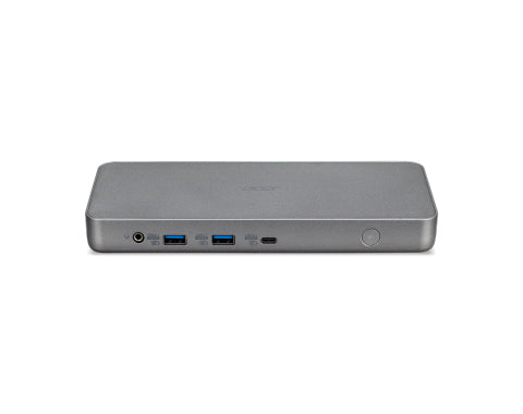 Acer D501 Dockingstation – USB-C, 2× DP, 2× HDMI, 4× USB-A, 2× USB-C, 60 W PD, GbE, 3,5 mm Audio