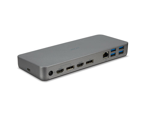 Acer D501 Dockingstation – USB-C, 2× DP, 2× HDMI, 4× USB-A, 2× USB-C, 60 W PD, GbE, 3,5 mm Audio
