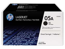HP Toner-Multipack 05A – Schwarz, 2300 Seiten
