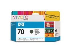 HP Tintenpatrone 70, Schwarz, 130 ml