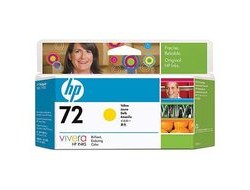 HP Tintenpatrone 72, Gelb – für Inkjetdrucker/Multifunktionsgeräte