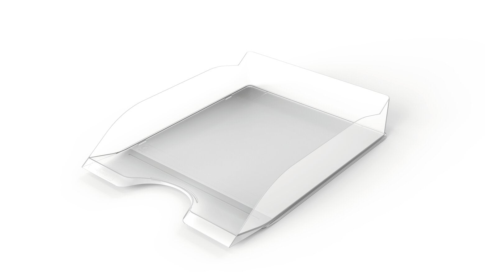 Durable Basic – Briefkorb für A4, Kunststoff, transparent, 253 × 337 × 63 mm