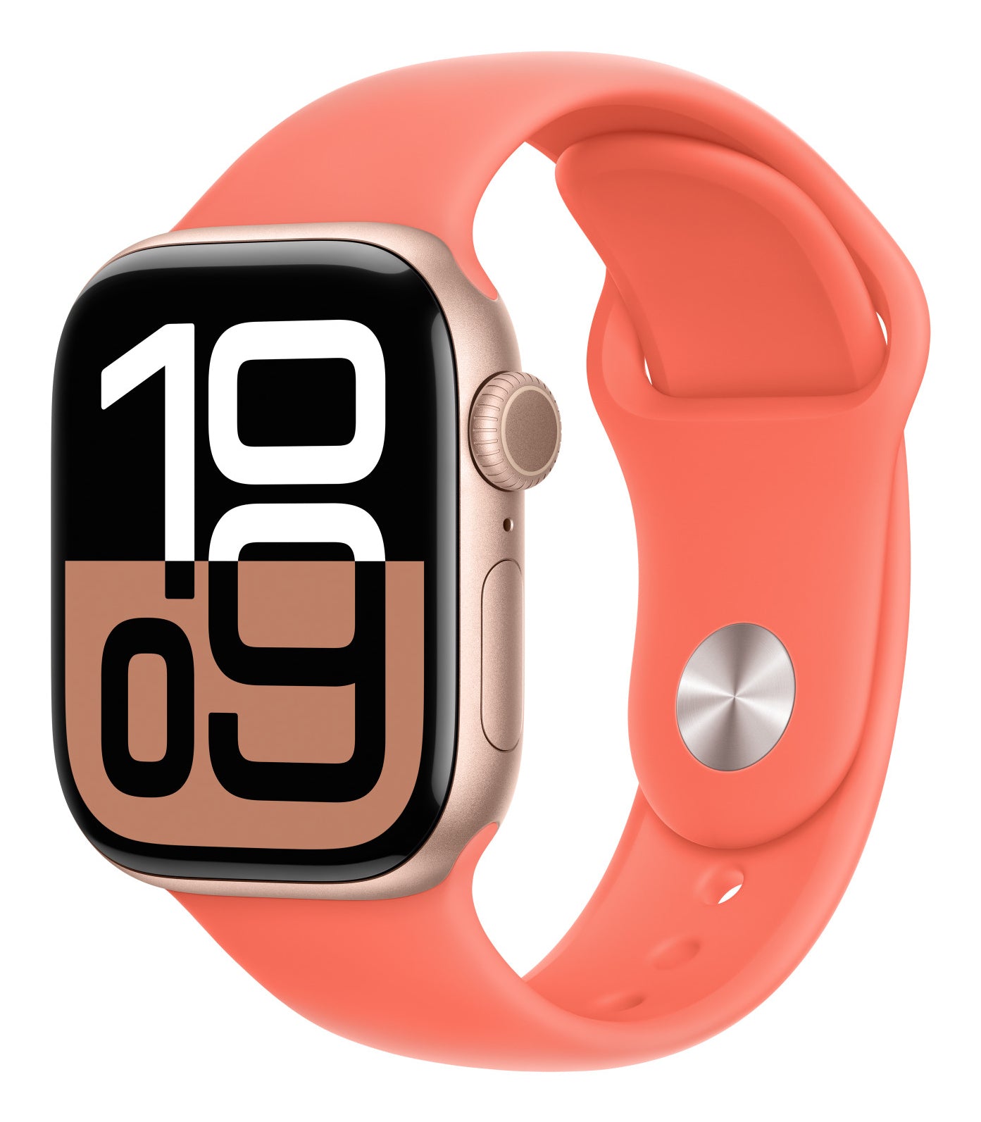 Apple Sportarmband Tangerine – Armband – für Apple Watch 42 mm, Tangerine, S/M, Kunststoff