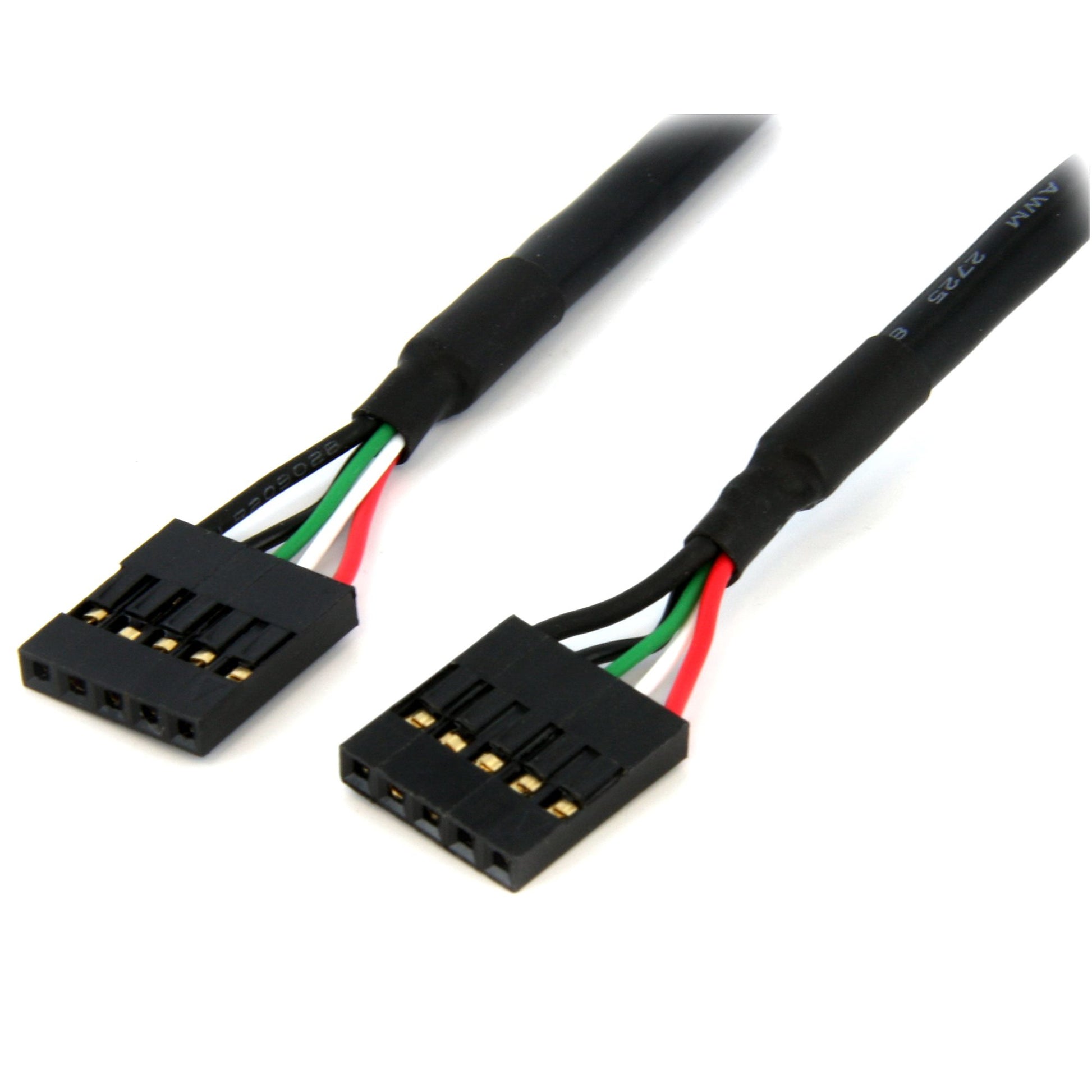 StarTech.com USB-Kabel IDC auf IDC – USB 2.0 (480 Mbit/s) – 0,304 m – Schwarz – für Mainboard-Header