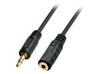 Lindy Audio-Verlängerungskabel 3,5 mm Klinke (Stecker) auf 3,5 mm Klinke (Buchse) – 2 m, 3-polig (TRS)