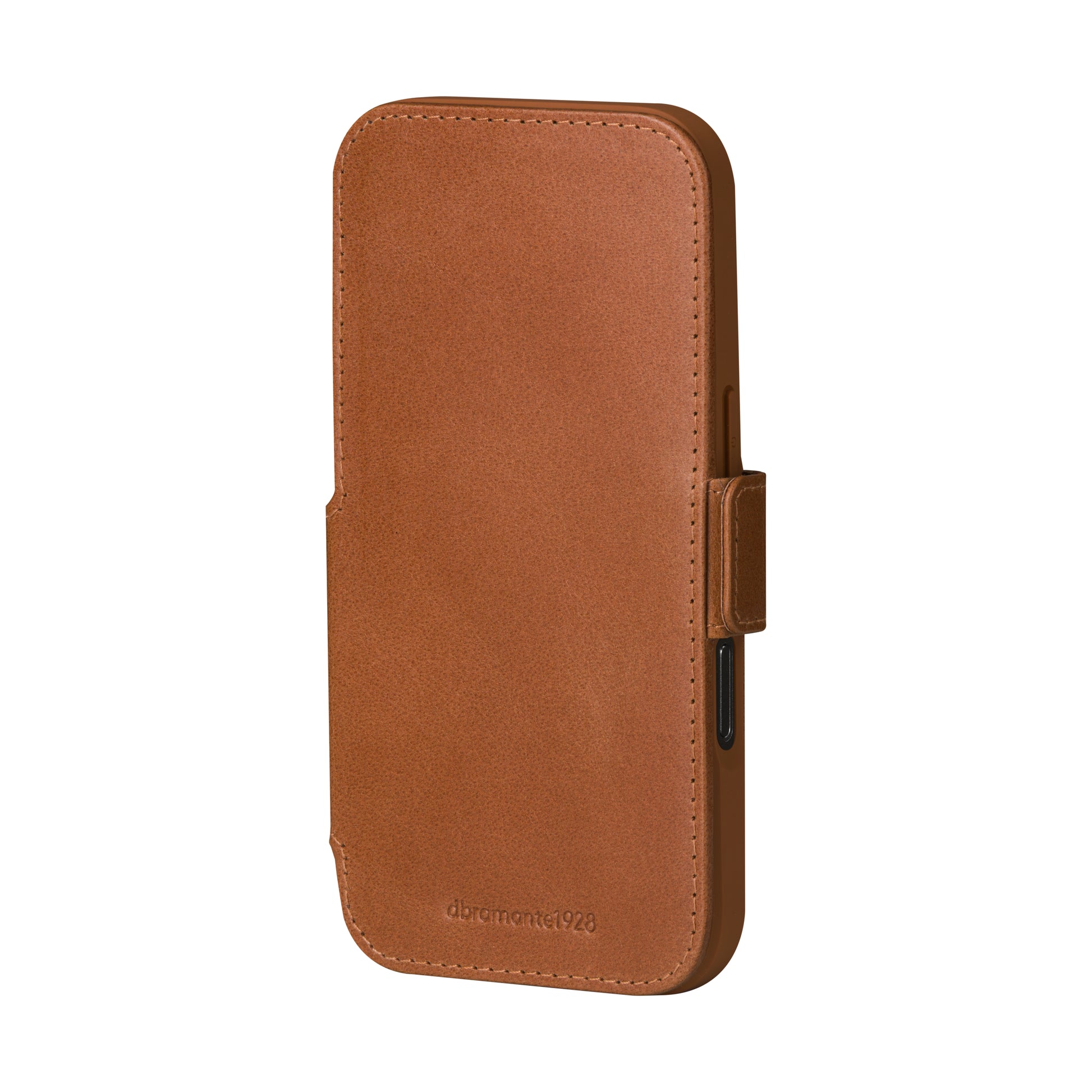 dbramante1928 Copenhagen Wallethülle – für Apple iPhone 17 Pro, mit Ständer, 3 Kartenfächer, Leder, Beige