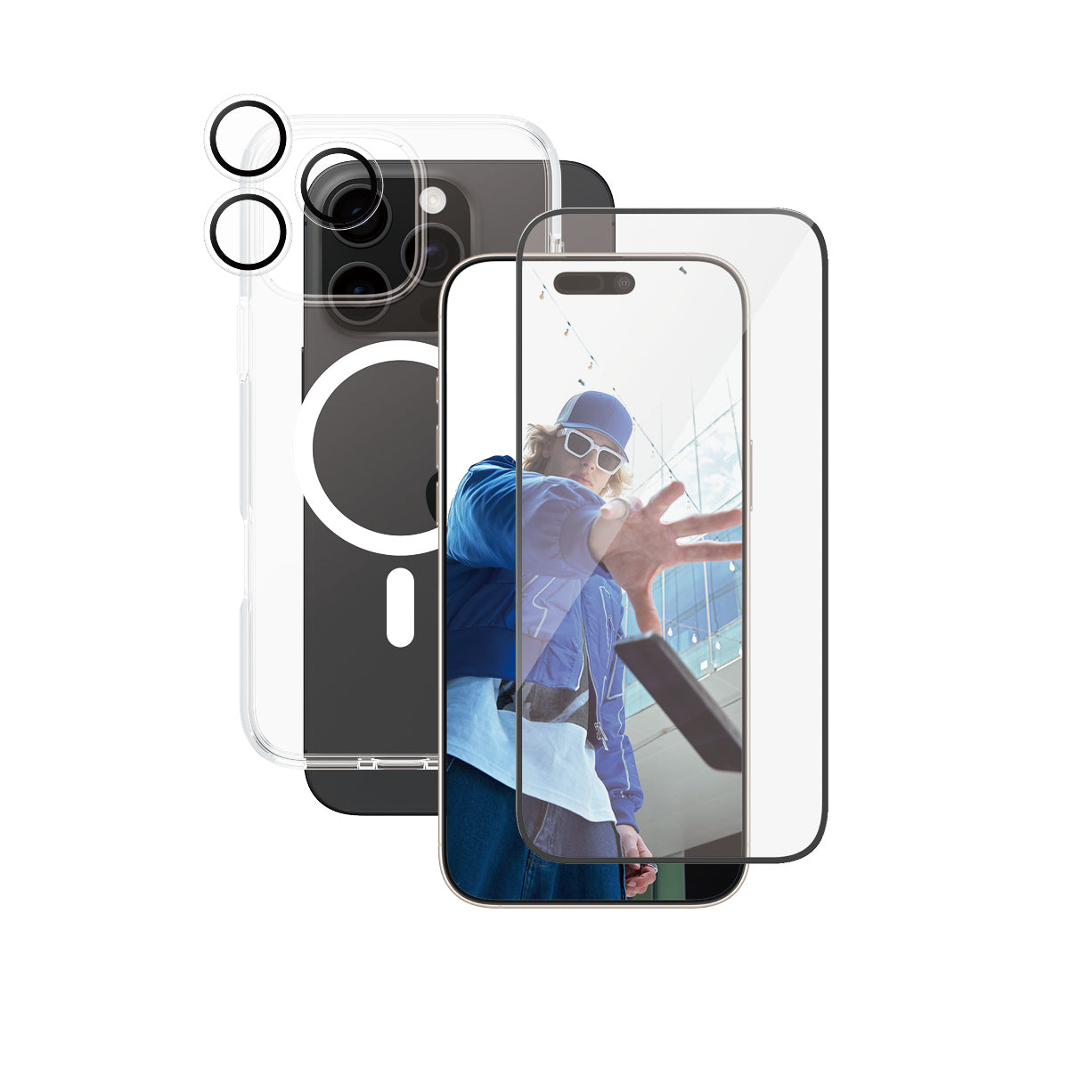 PanzerGlass Backcover Flagship 3-in-1 – für Apple iPhone 16 Pro Max