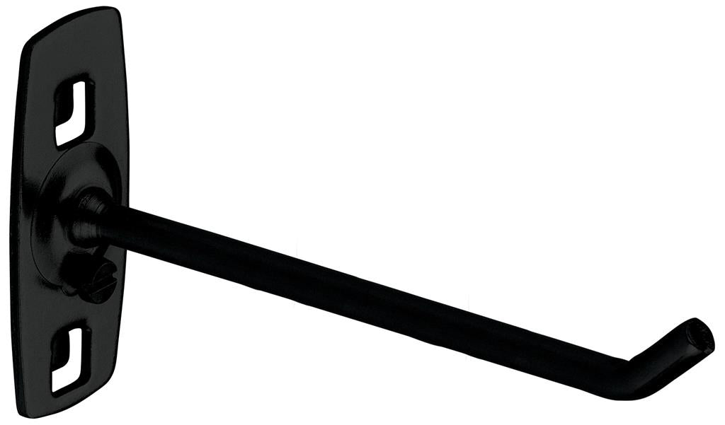 Kraftwerk Wandhalterung 150 mm – schräges Hakenende, schwarz