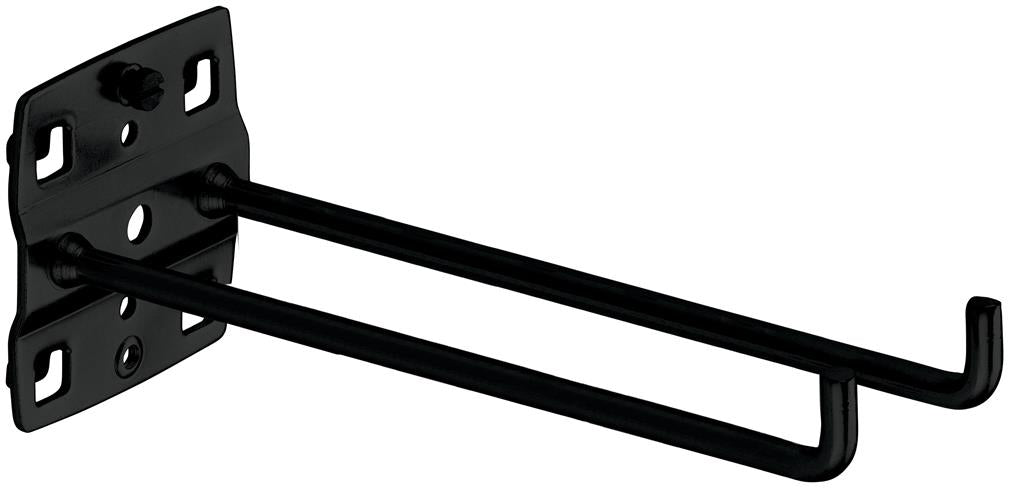 Kraftwerk Wandhalterung – 1-teilig, schwarz, B 150 × H 20 × T 20 mm