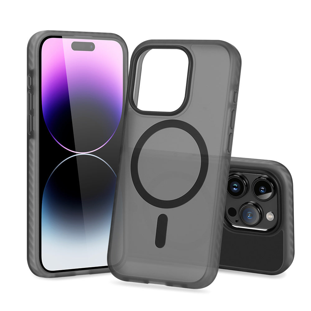 Nevox – Backcover – für Apple iPhone 16 Pro – Schwarz – TPU/PC – MagSafe-kompatibel