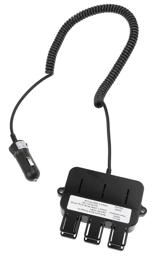 Brodit Auto-Ladegerät – 3× USB-A, 0,75 m Kabel – für Zigarettenanzünder (12 V)