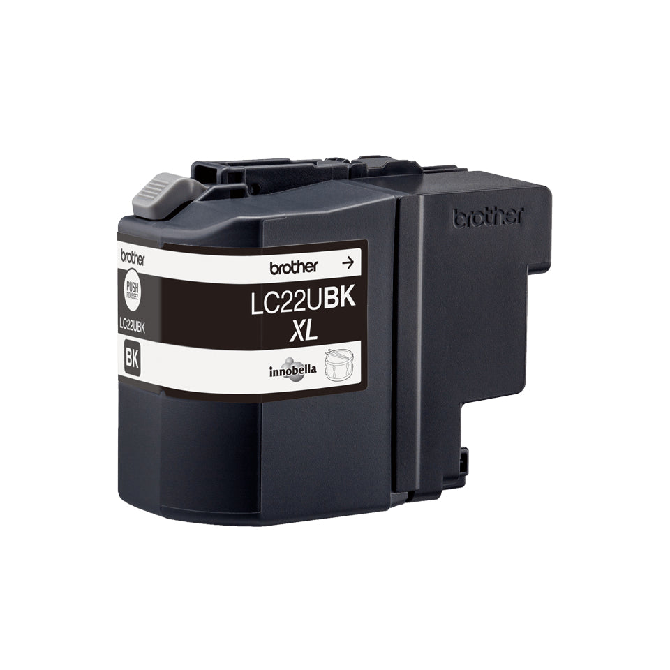 Brother Tintenpatrone LC-22UBK, Schwarz, 2'400 Seiten – für MFC-J985DW