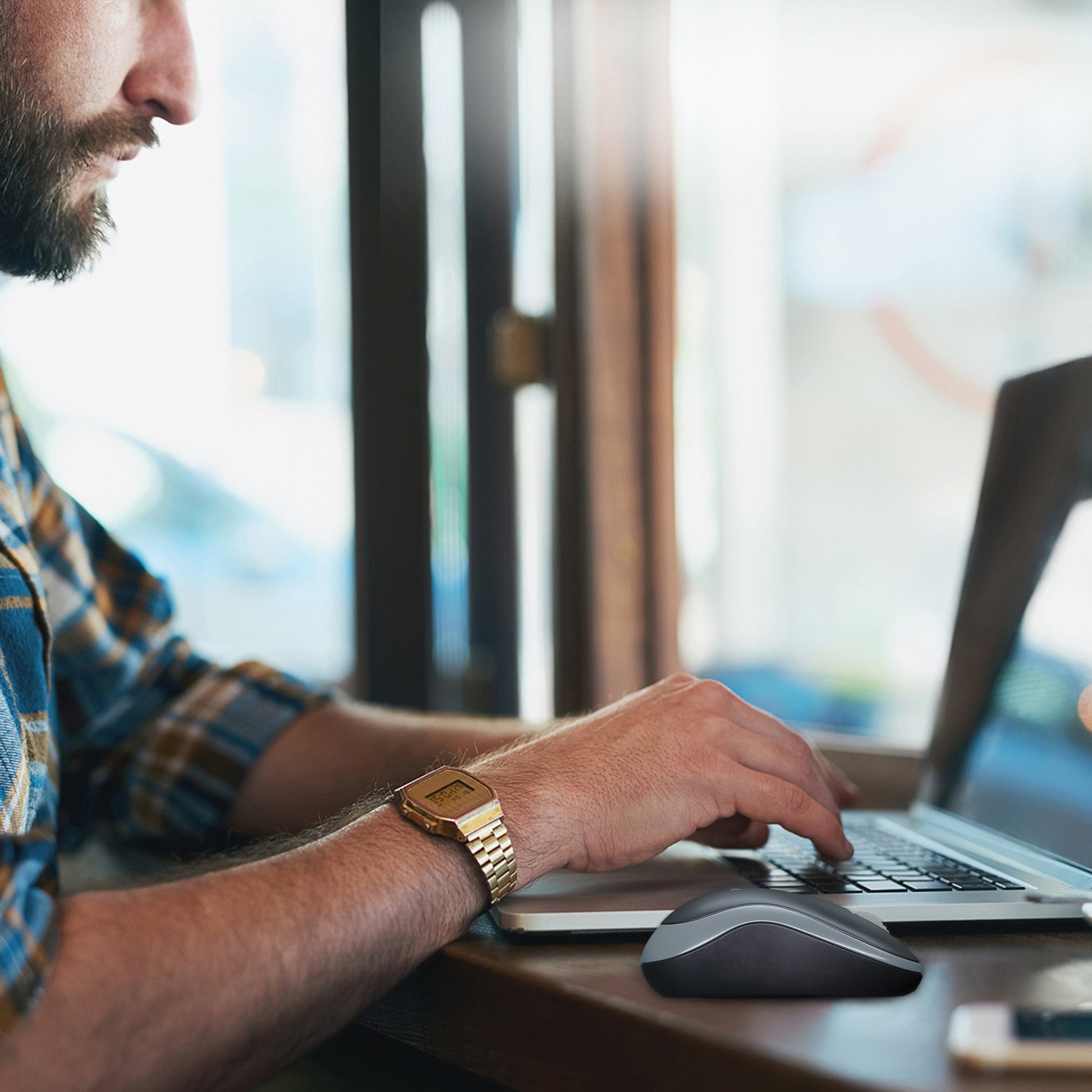 Logitech M185 – Beidhändig, 1'000 DPI