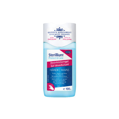Sterillium Desinfektionsgel – Kunststoff, weiss, 100 ml, parfüm- und farbstofffrei, hautverträglich