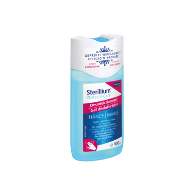Sterillium Desinfektionsgel – Kunststoff, weiss, 100 ml, parfüm- und farbstofffrei, hautverträglich