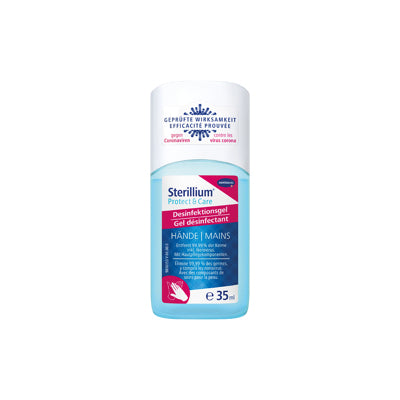 Sterillium Desinfektionsgel – Kunststoff, weiss, parfümfrei, hautverträglich, recyclingfähig, 35 ml