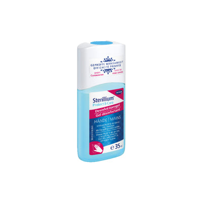Sterillium Desinfektionsgel – Kunststoff, weiss, parfümfrei, hautverträglich, recyclingfähig, 35 ml
