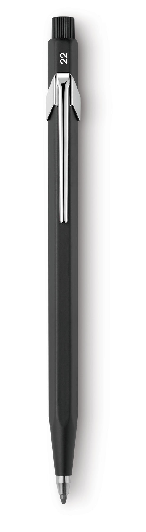 Caran d-Ache Caran d'Ache Fixpencil 3 Fallminenstift – 3,0 mm – Aluminium – Schwarz – Mit Spitzer