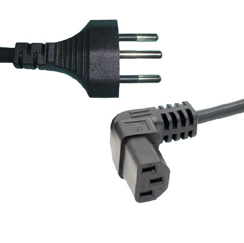 Diggelmann Netzkabel – SPCAOBI10-2, T12–C13 (Kupplung), 2 m