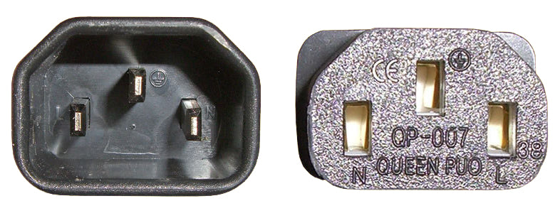 Diggelmann Netzkabel – IEC C14 zu IEC C13, 0,5 m, 10 A, schwarz