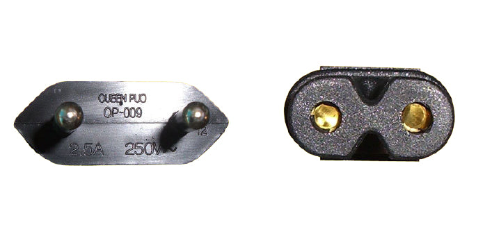 Diggelmann Netzkabel – T26–IEC C7, 5 m, 250 V/2,5 A, schwarz