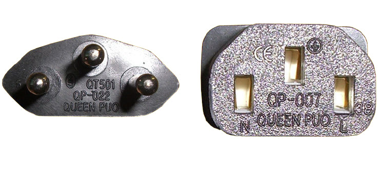 Diggelmann Netzkabel – T12–IEC C13, 2,5 m, 10 A, Schwarz