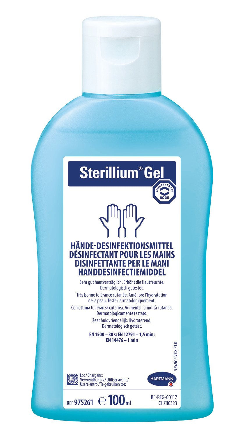 Sterillium Handdesinfektionsgel – Kunststoff, Weiss, 100 ml, Hautverträglich