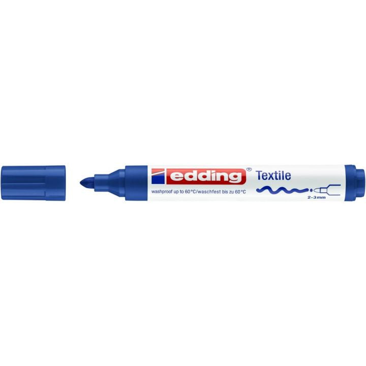 Edding Textil-Marker für Textilien – Blau