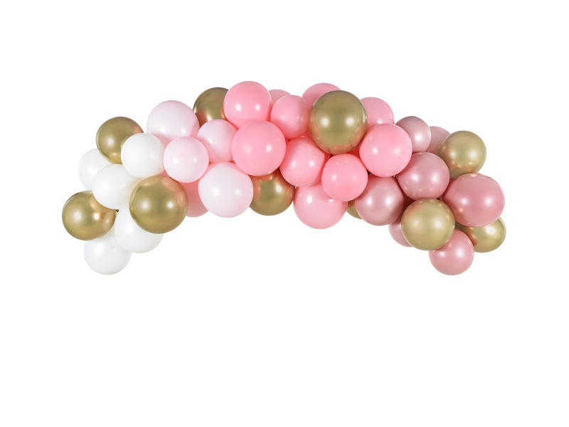 PartyDeco Babyshower Luftballons – Weiss – 200 cm – Latex