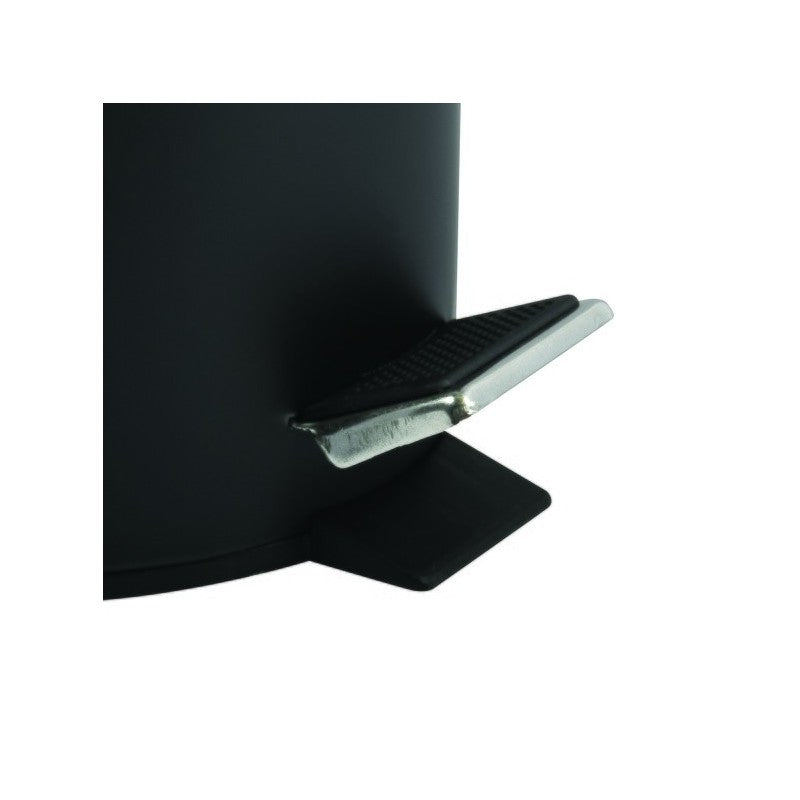 MSV Treteimer – 20 l – Stahl, rund – schwarz