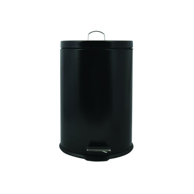 MSV Treteimer – 20 l – Stahl, rund – schwarz