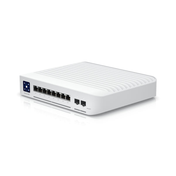 Ubiquiti UniFi Enterprise 8 PoE – Managed Switch – 8×2.5G, 2×SFP+, L3, PoE+ 120 W, 19" Rack