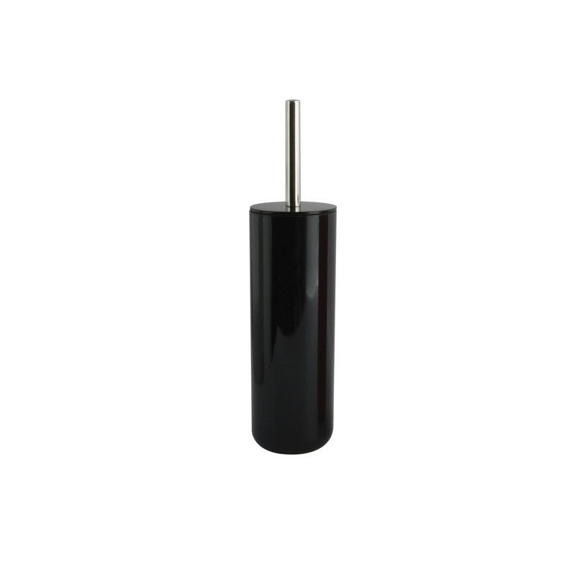 MSV WC-Bürstenset – Kunststoff (Polystyrol), Schwarz, einfach zu säubern, H 37,2 cm, Ø 9,1 cm