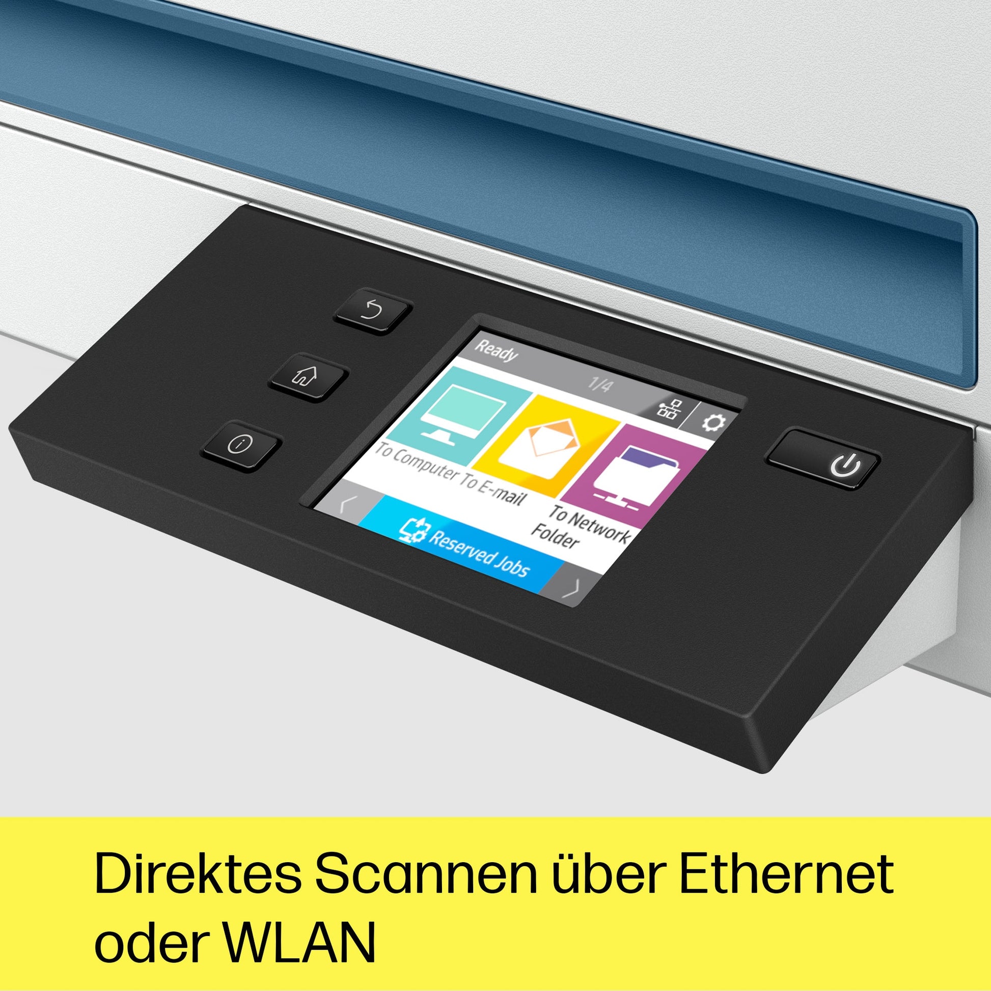 HP Scanjet Enterprise Flow N6600 – Flachbett + ADF, A4, Duplex, 50 ppm, ADF 100 Blatt, WLAN/LAN, 1'200 dpi