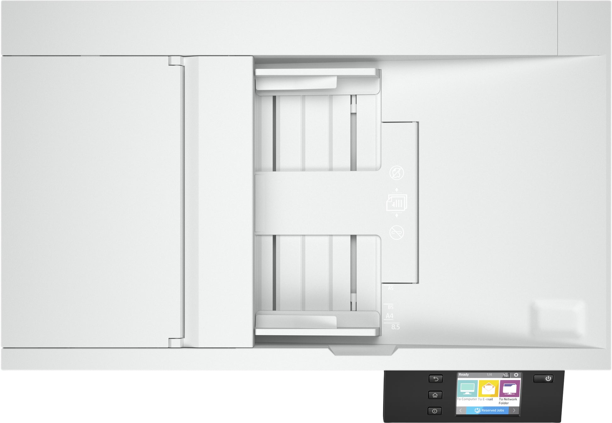 HP Scanjet Enterprise Flow N6600 – Flachbett + ADF, A4, Duplex, 50 ppm, ADF 100 Blatt, WLAN/LAN, 1'200 dpi