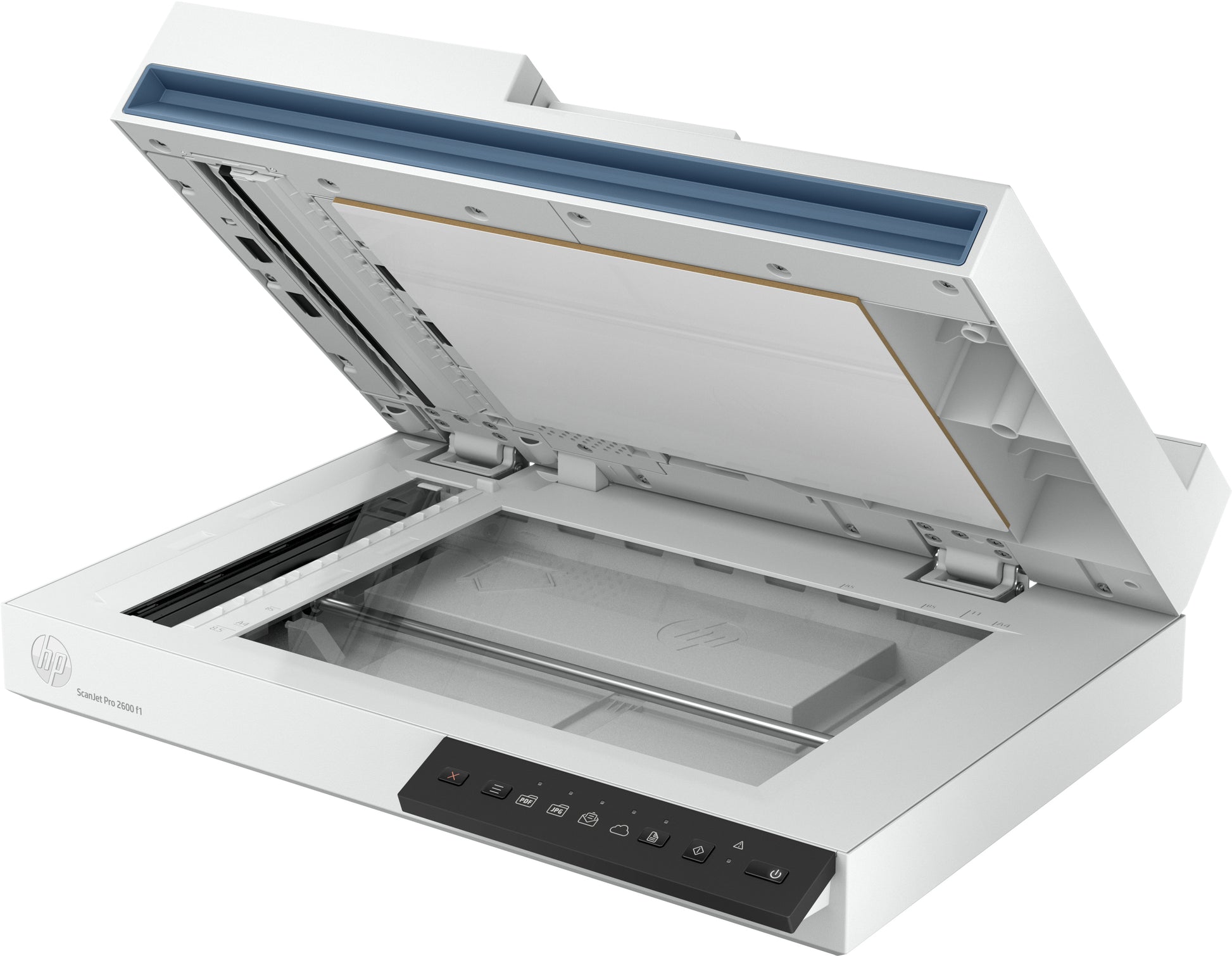HP Scanjet Pro 2600 F1 – Flachbettscanner mit ADF, A4, Duplex, 50 ppm, 600 dpi, ADF 60 Blatt, USB