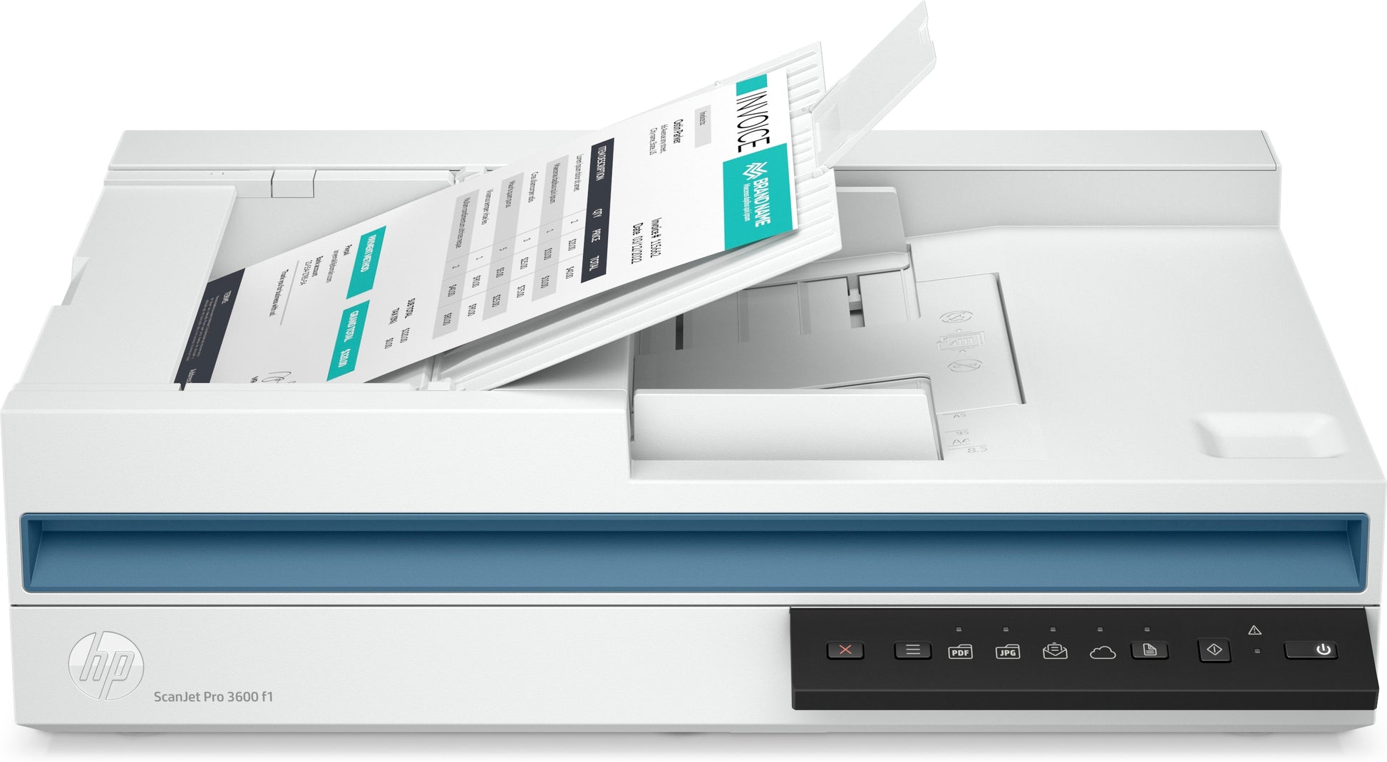 HP Scanjet Pro 3600 F1 – Flachbettscanner mit ADF, A4, Duplex, 30 ppm, 1200 dpi, USB