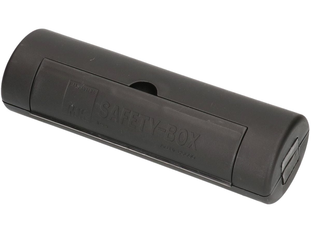 Max Hauri AG Max Hauri Aussen-Kabelbox, 200×64×52 mm, IP44 – schwarz