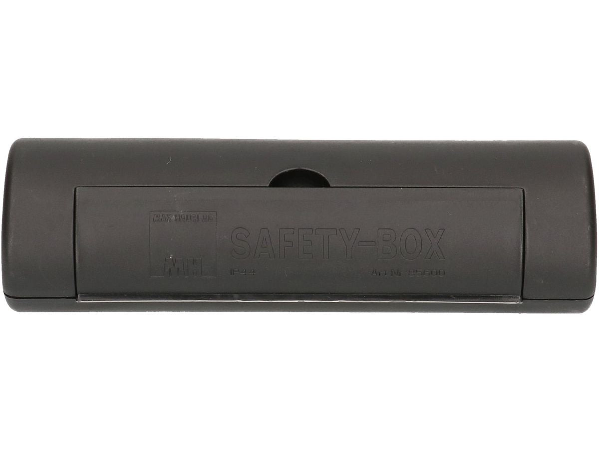 Max Hauri AG Max Hauri Aussen-Kabelbox, 200×64×52 mm, IP44 – schwarz