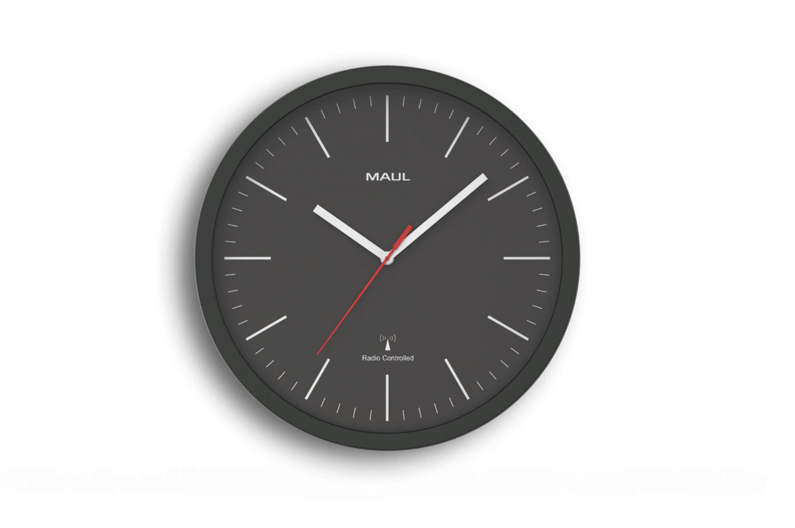 MAUL Digitale Wanduhr – schwarz