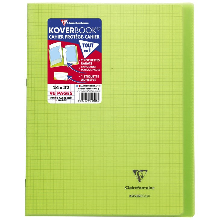 Clairefontaine Notizheft – 240 × 320 mm – kariert – 48 Blatt – 90 g/m² – Softcover – PEFC