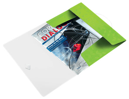 Leitz Wow A4 Gummibandmappe – Polypropylen (PP), grün, bis 150 Blatt