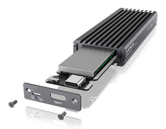 ICY BOX IB-1817MC-C31 – 1-Bay M.2 SSD-Gehäuse – USB-C 10 Gbit/s, für M.2 (NVMe/SATA, 2230–2280)