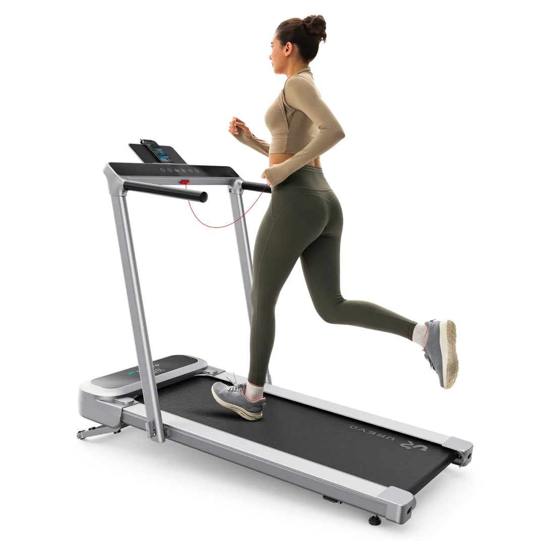 Urevo FoldiMix – Laufband 5L Pro, 13 km/h, 120 kg – Silber