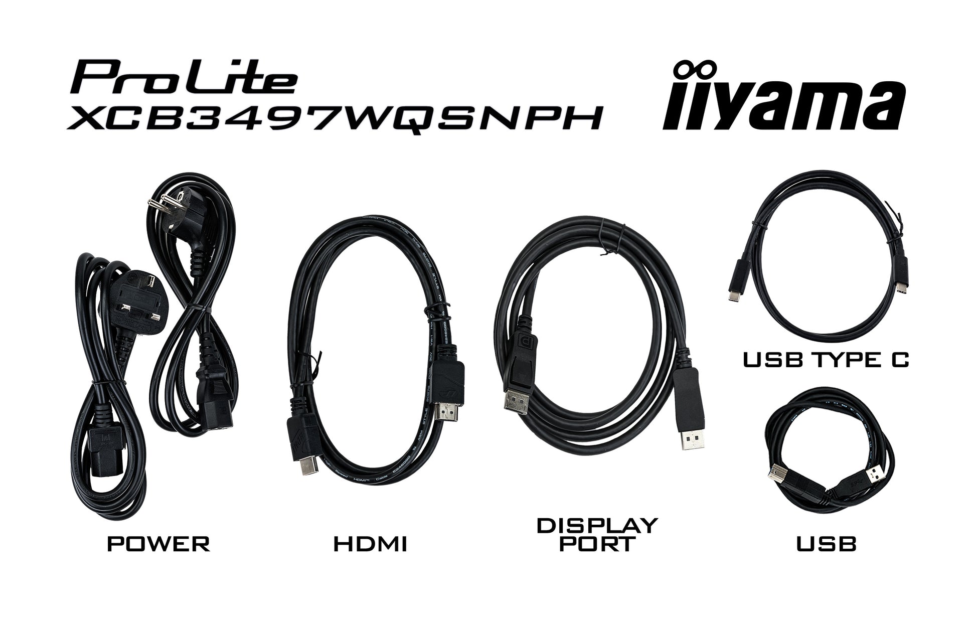 iiyama ProLite XCB3497WQSNPH-B1 – Monitor, 34", 3440 × 1440, VA, 350 cd/m²
