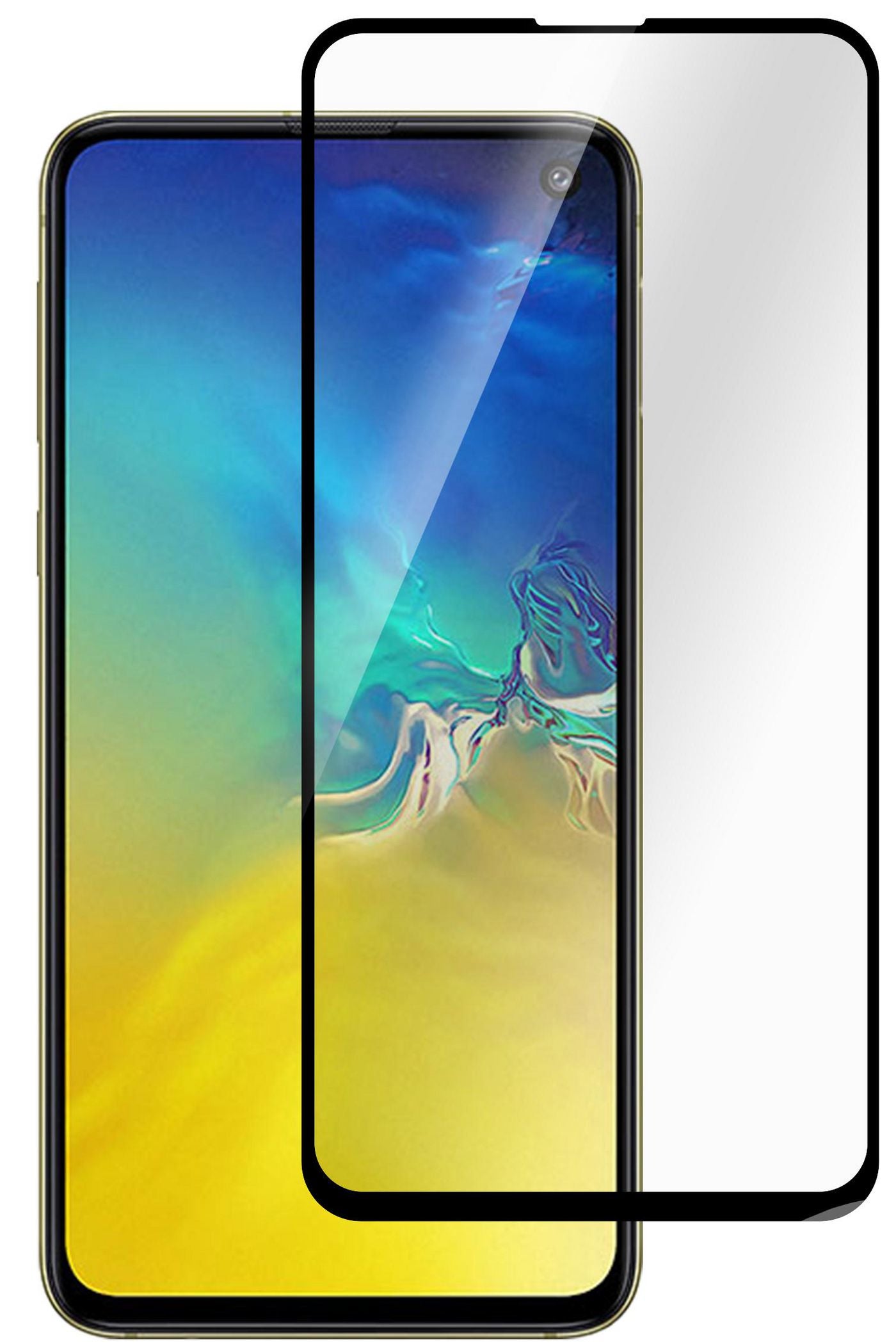eSTUFF Displayschutz (Panzerglas), Full Cover – für Galaxy S10e