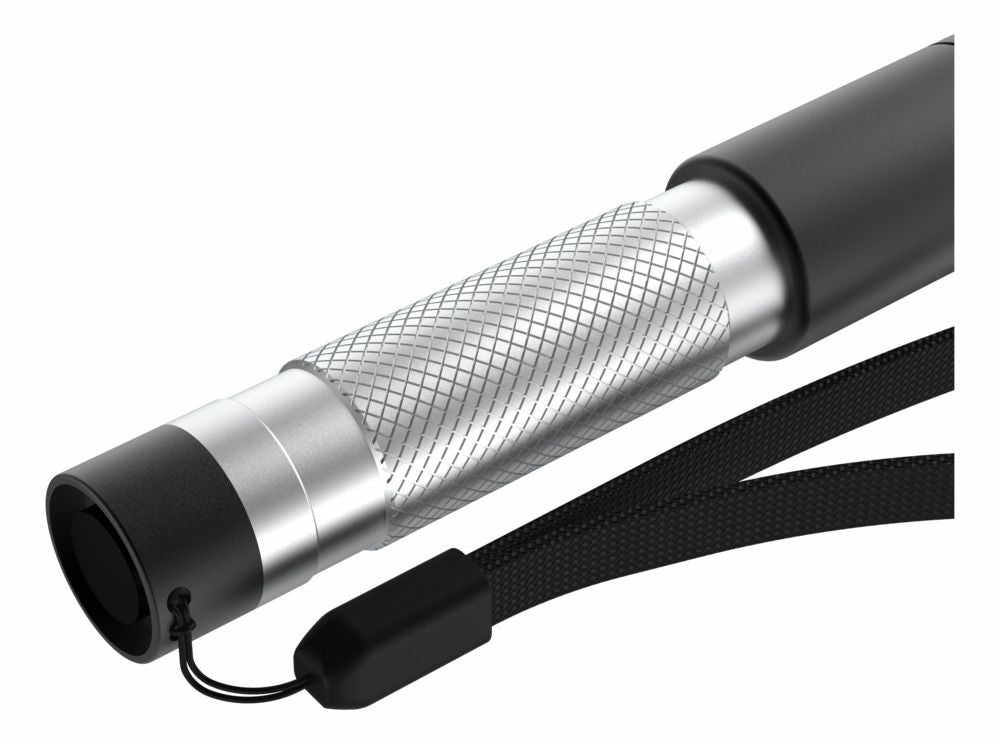 Ansmann Taschenlampe Daily Use 50B – 55 lm, 36 m, IPX4, Batteriebetrieb, 2 Stufen – Schwarz